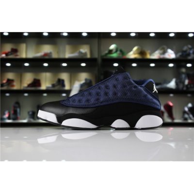 Nike Erkek Air Jordan 13 Low Lacivert Mavi / Metal Gümüş / Siyah Basketbol Ayakkabısı Türkiye - WBOA